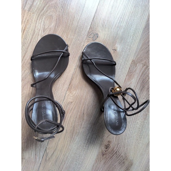 Bottega Veneta Stretch Barely There Sandal Strappy Heels Womens EU 39 - Picture 5 of 14
